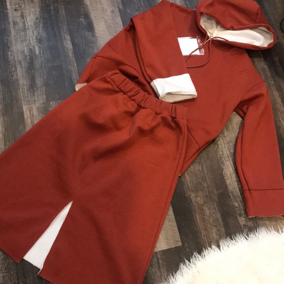 NWT sweat skirt set sz S - Picture 3 of 4